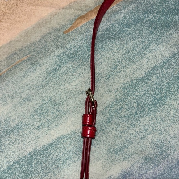 Coach red crossbody bag with matching insert pouch - Picture 4 of 16